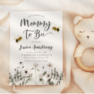 Mommy to Bee Baby Shower Invitation