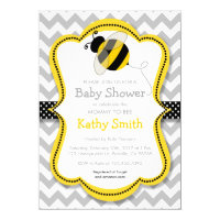 Mommy to Bee Baby Shower Invitations