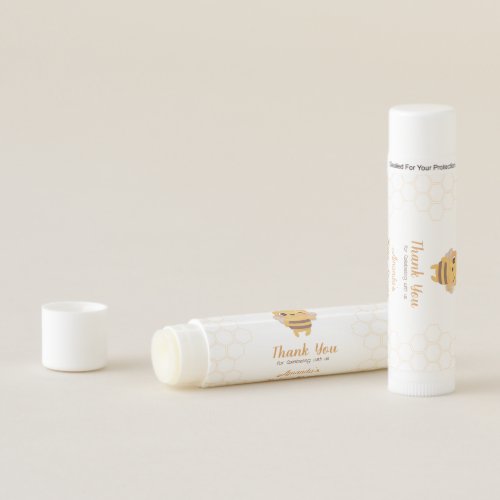 Mommy to Bee Baby Shower Lip Balm
