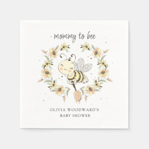 Mommy To Bee Baby Shower  Napkins
