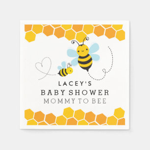 Mommy To Bee Baby Shower Napkins