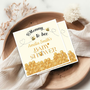 Mommy To Bee Baby Shower Napkins