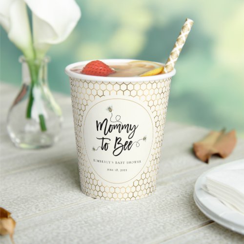 Mommy To Bee Baby Shower Paper Cups