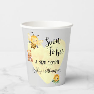 Mommy-to-Bee Baby Shower Paper Cups