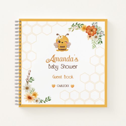 Mommy To Bee Baby Shower Party Guest Book