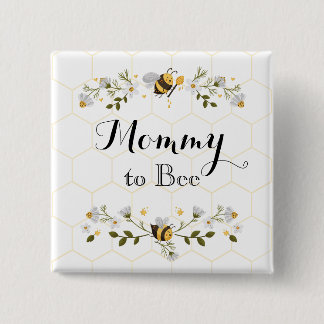 Mommy to Bee baby shower pin