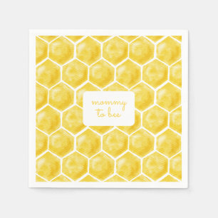 Mommy to Bee Baby Shower Thank You Napkins