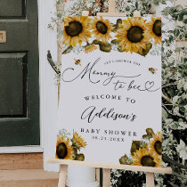 Mommy to Bee Baby Shower Welcome Sign
