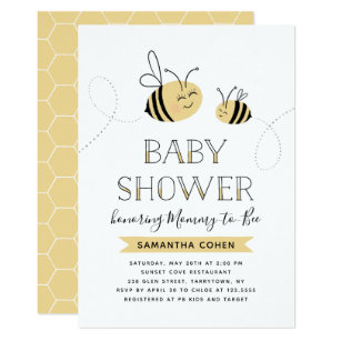 Mommy To Bee Invitations Zazzle Mommy To Bee Invitations Zazzle