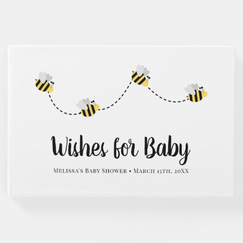 Mommy to Bee  Beehive  Bee Wishes For Baby Guest Book