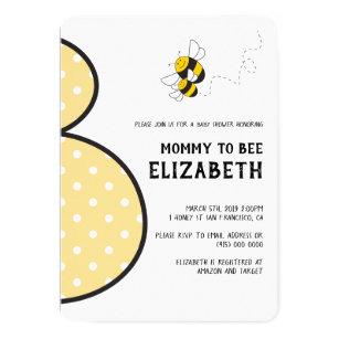Mom To Bee Baby Shower Invitations Zazzle Mom To Bee Baby Shower Invitations Zazzle