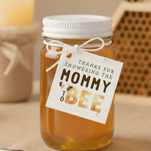 Mommy to Bee Bumblebee Thank You Baby Shower Favor Tags