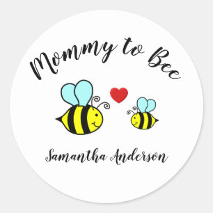 Mommy to Bee - Circle Sticker