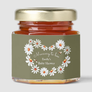 Mommy To Bee Daisy & Bumble Bee Baby Shower   Honey Jar Favors