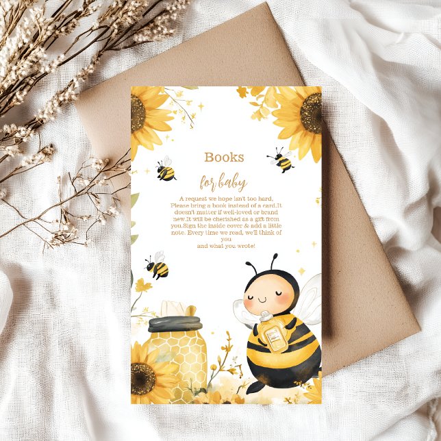 Mommy to Bee Floral  Books for Baby Enclosure Card (Creator Uploaded)