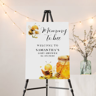 Mommy To Bee Gender Neutral Baby Shower Foam Board