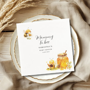 Mommy To Bee Gender Neutral Baby Shower  Napkins