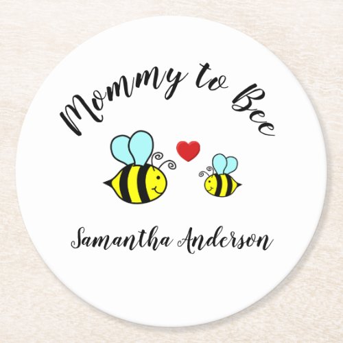 Mommy to Bee _ Paper Coaster
