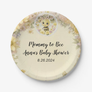 Mommy to Bee Paper Plates