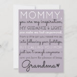 Mommy To Grandma Cute Pregnancy Announcement at Zazzle