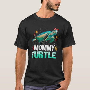 Mommy Turtle Family Matching Turtles Lover Mothers T-Shirt