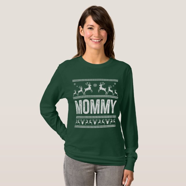 Mommy Ugly Christmas Sweater (Front Full)