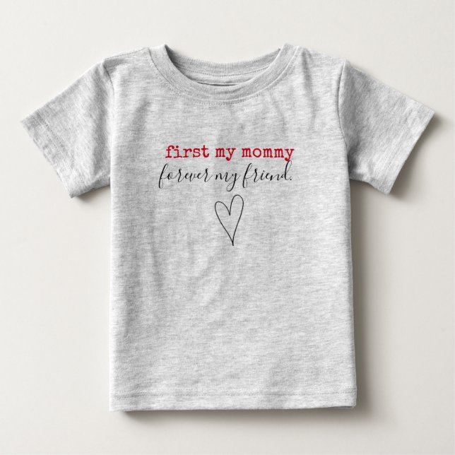 mommy valentine baby T-Shirt (Front)