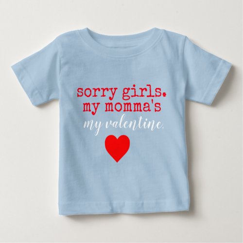 mommy valentine baby T_Shirt