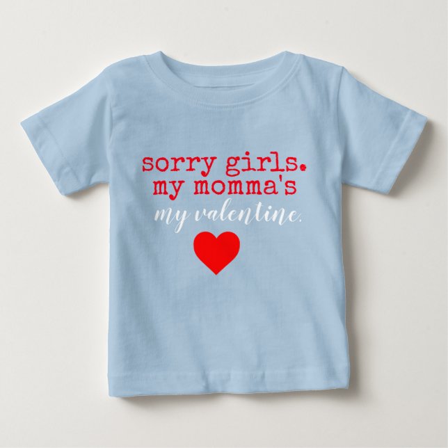 mommy valentine baby T-Shirt (Front)