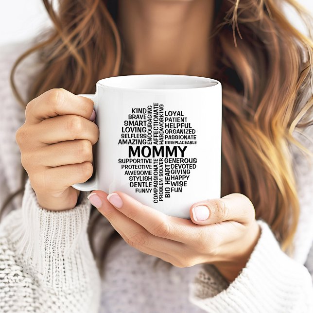 Mommy Word Cloud Name  Coffee Mug (Creator Uploaded)