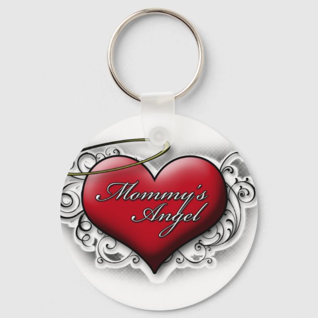 Mommy's Angel Keychain (Front)