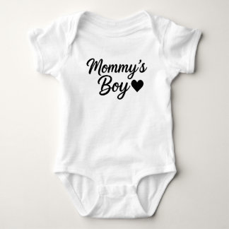Mommy's Boy Baby Bodysuit - Adorable Infant