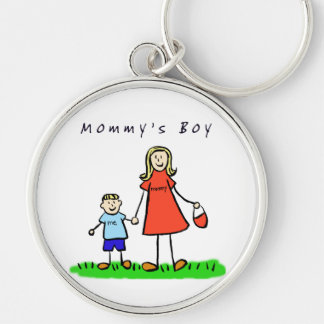 Mommy's Boy Keychain (Blond Hair)