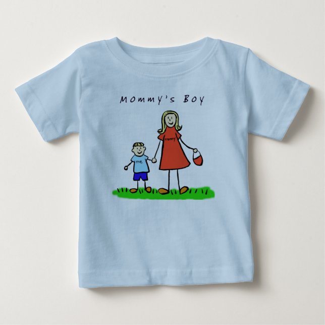 Mommy's Boy Shirt (Blond) (Front)