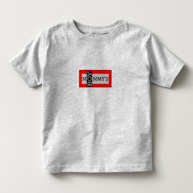 Mommy's Boy Toddler T-shirt (Front)