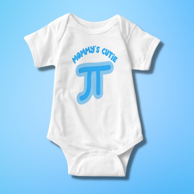 Mommy's Cutie Pi - Cute Pie Day Baby Bodysuit (Creator Uploaded)