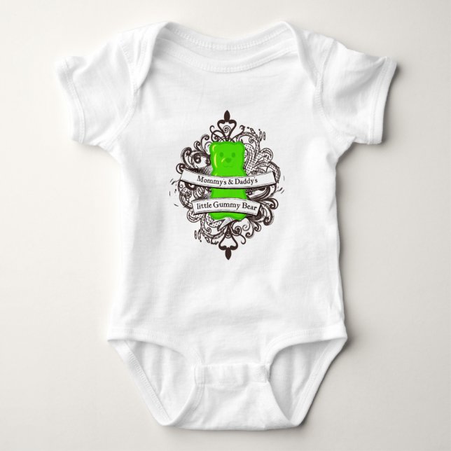 Mommy's & Daddy's Little Gummy Bear Baby Bodysuit (Front)