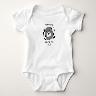 "Mommy's Favorite Pup" Baby Shirt