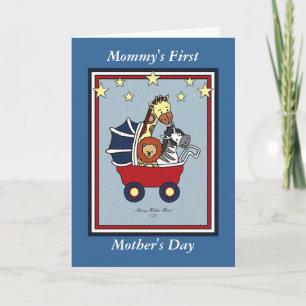 Mommy's First Mother's Day- Americana Style Card