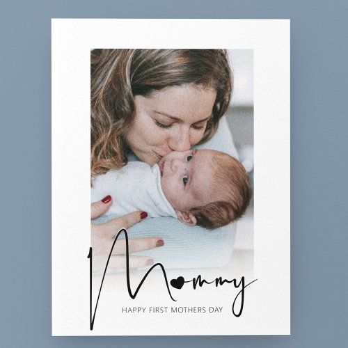 Mommys First Mothers Day Holiday Card