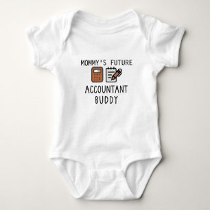 Mommy's Future Accountant Buddy - Accountant Baby Bodysuit