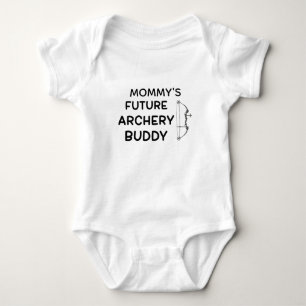 Mommy's Future Archery Buddy - Archer Baby Bodysuit