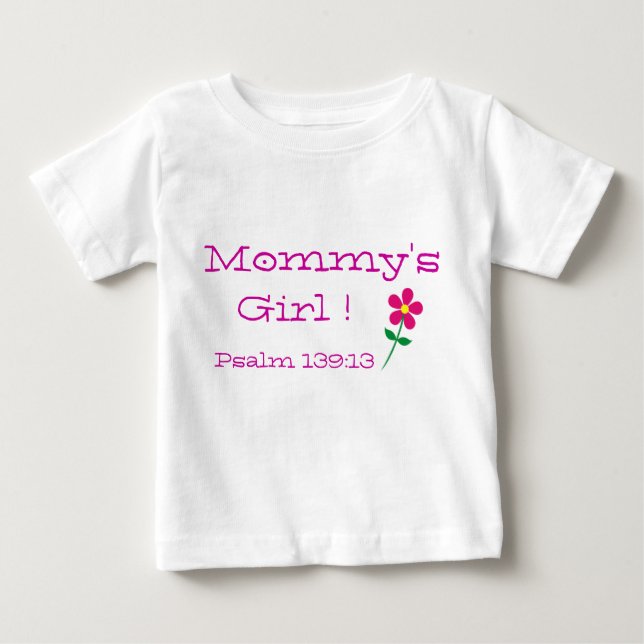 Mommy's Girl Psalm 139:19 Collection Baby Bodysuit (Front)