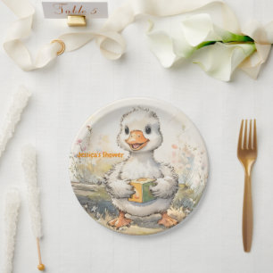 Mommy's Goose Bump Baby Shower  Paper Plates
