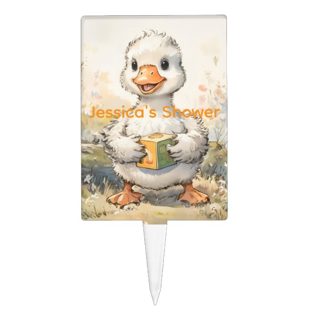 Mommy's Goose Bump Cake Topper (Front)