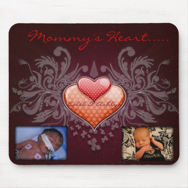 Mommy's Heart Mousepad (Front)