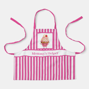 Mommy's helper cupcake baking kids apron