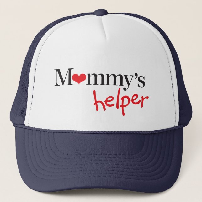 Mommy's Helper Trucker Hat (Front)