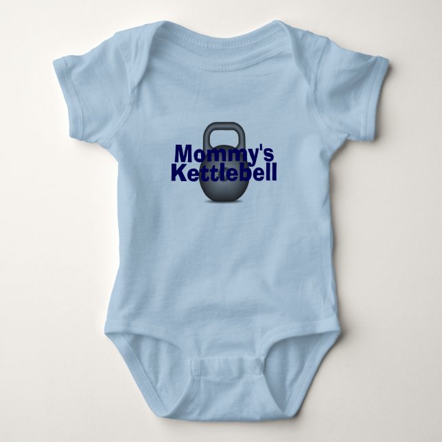 Mommy's Kettlebell Baby Bodysuit (Front)
