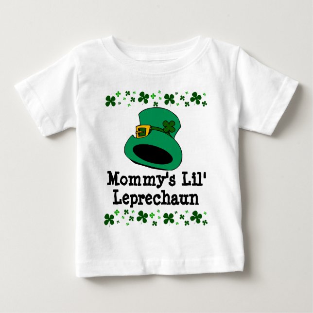 Mommy's Lil' Leprechaun Baby T-Shirt (Front)